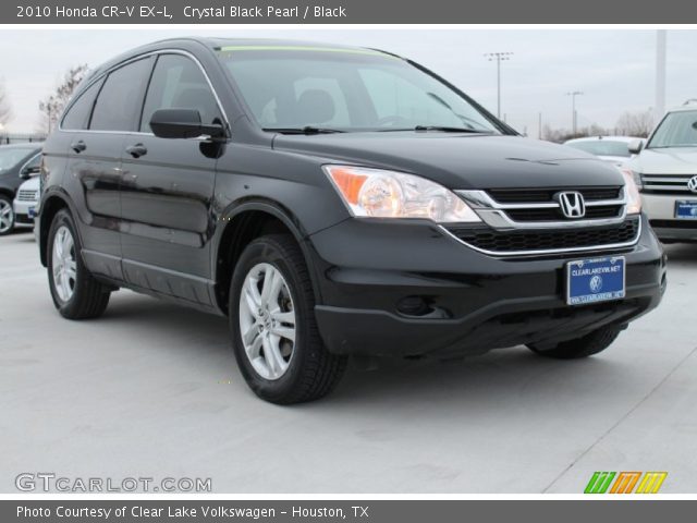 2010 Honda CR-V EX-L in Crystal Black Pearl