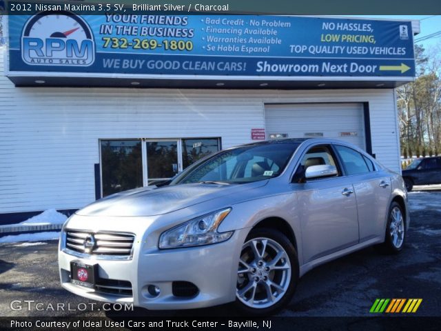 2012 Nissan Maxima 3.5 SV in Brilliant Silver