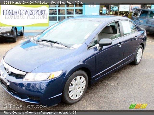 2011 Honda Civic DX-VP Sedan in Royal Blue Pearl