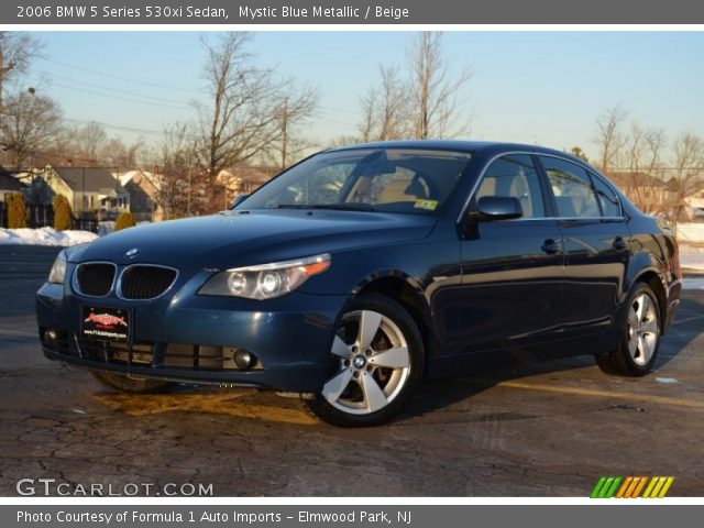 2006 BMW 5 Series 530xi Sedan in Mystic Blue Metallic
