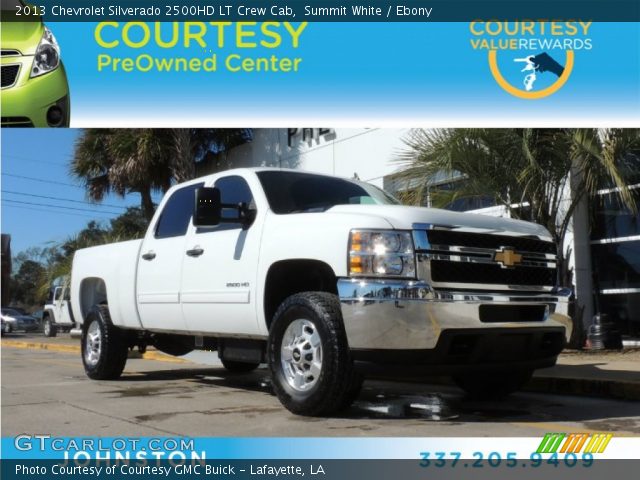 2013 Chevrolet Silverado 2500HD LT Crew Cab in Summit White