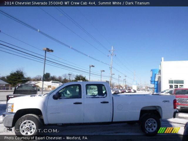 2014 Chevrolet Silverado 3500HD WT Crew Cab 4x4 in Summit White