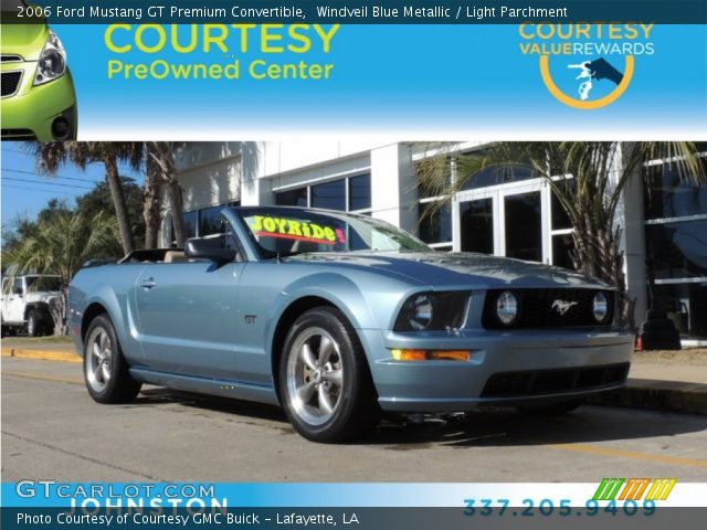 2006 Ford Mustang GT Premium Convertible in Windveil Blue Metallic
