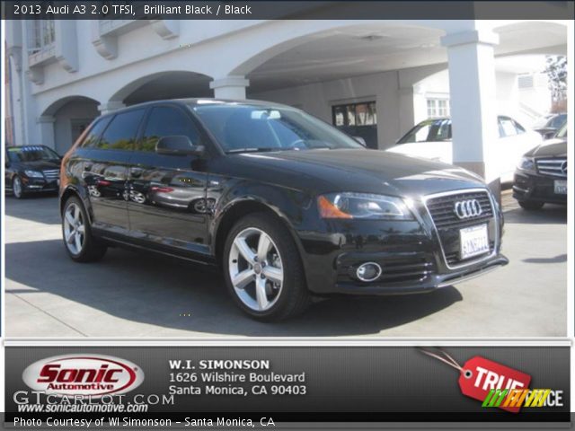 2013 Audi A3 2.0 TFSI in Brilliant Black
