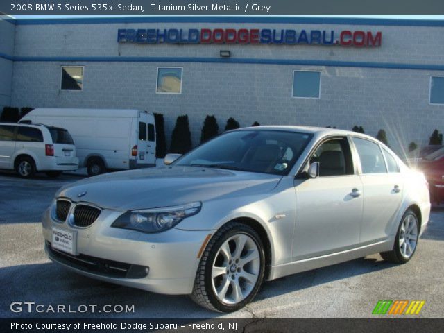 2008 BMW 5 Series 535xi Sedan in Titanium Silver Metallic