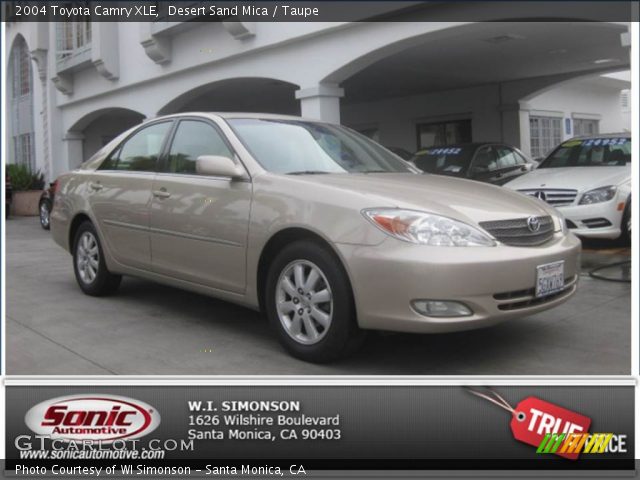 2004 Toyota Camry XLE in Desert Sand Mica