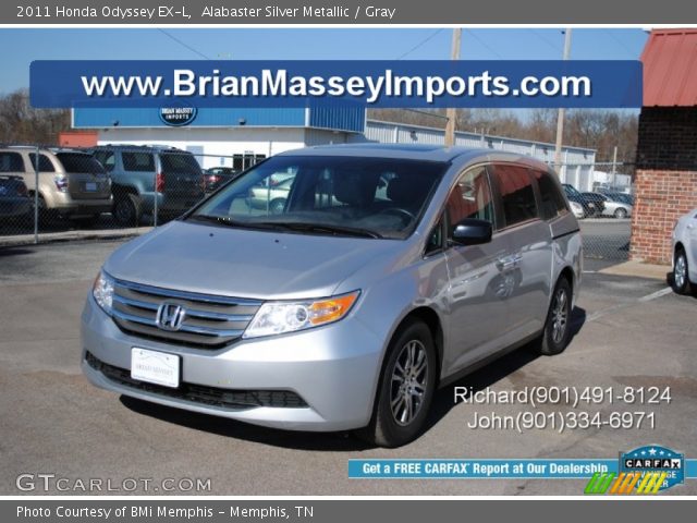 2011 Honda Odyssey EX-L in Alabaster Silver Metallic