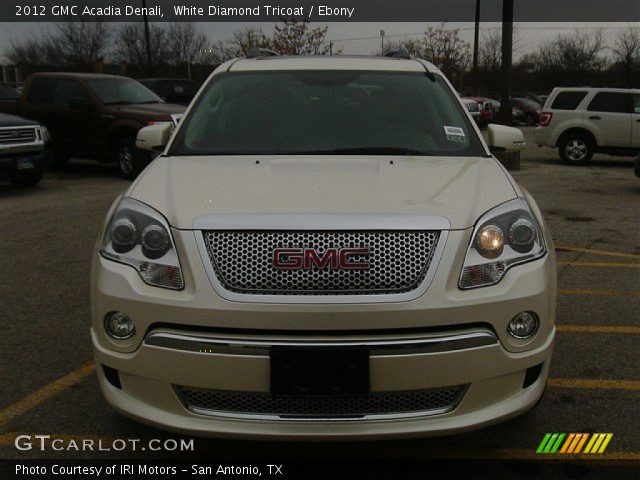 2012 GMC Acadia Denali in White Diamond Tricoat