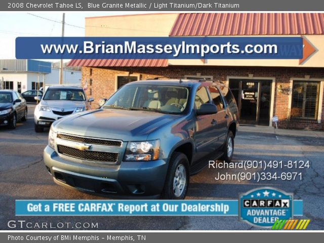 2008 Chevrolet Tahoe LS in Blue Granite Metallic