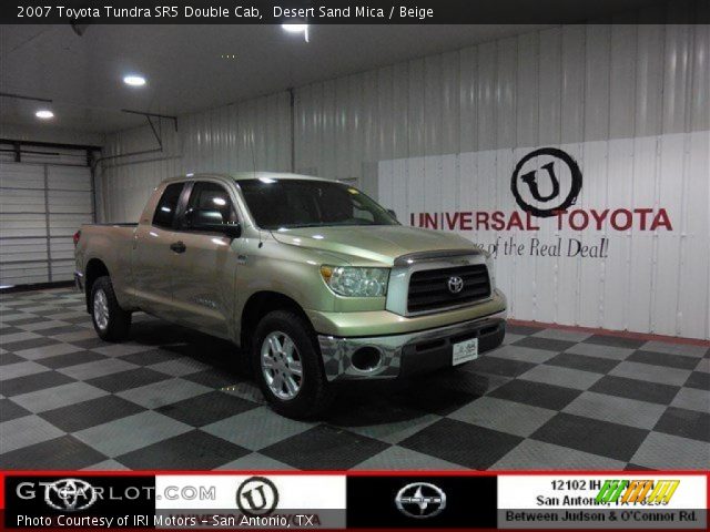 2007 Toyota Tundra SR5 Double Cab in Desert Sand Mica