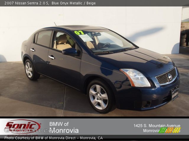 2007 Nissan Sentra 2.0 S in Blue Onyx Metallic