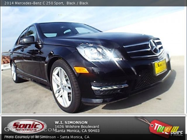 2014 Mercedes-Benz C 250 Sport in Black
