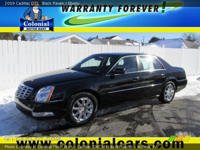 2009 Cadillac DTS  in Black Raven