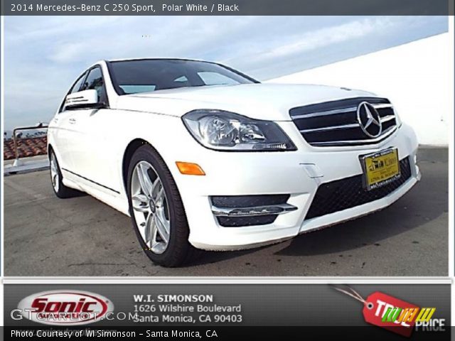 2014 Mercedes-Benz C 250 Sport in Polar White