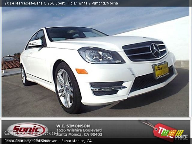 2014 Mercedes-Benz C 250 Sport in Polar White