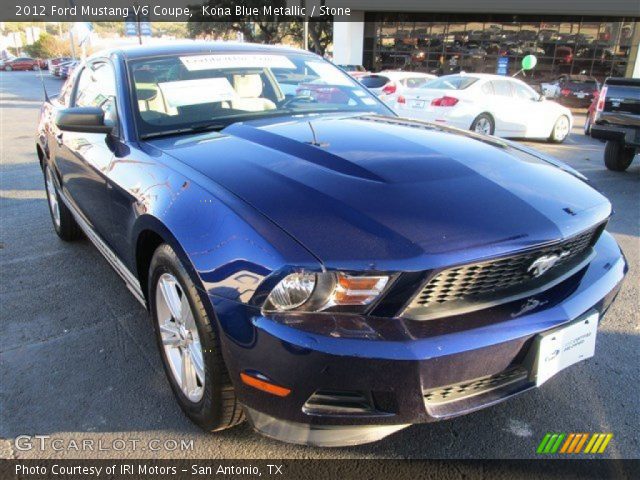 2012 Ford Mustang V6 Coupe in Kona Blue Metallic