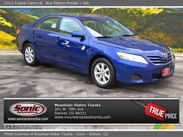 2011 Toyota Camry LE in Blue Ribbon Metallic