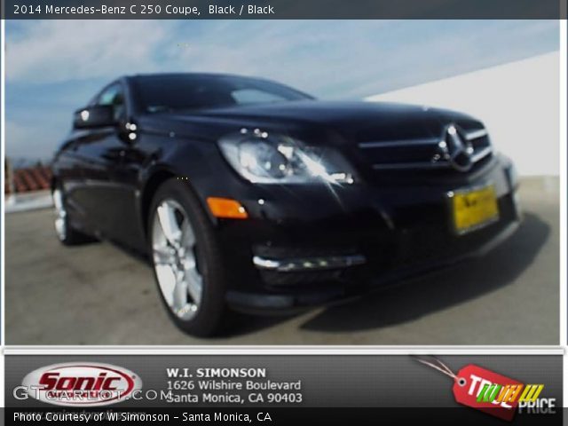 2014 Mercedes-Benz C 250 Coupe in Black