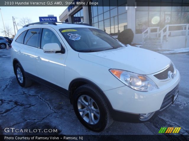 2010 Hyundai Veracruz GLS AWD in Stone White