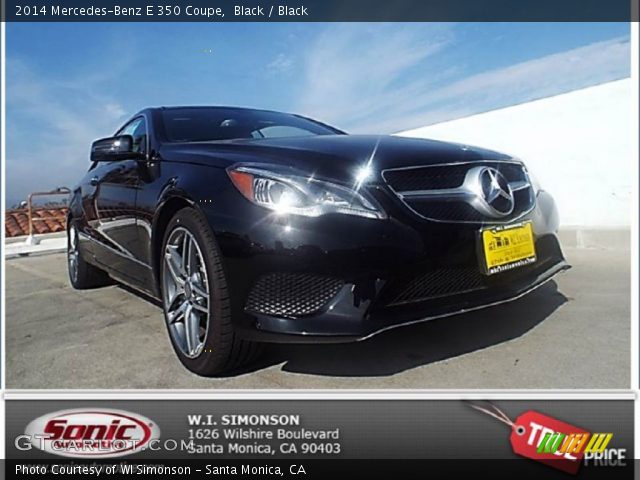 2014 Mercedes-Benz E 350 Coupe in Black