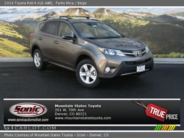 2014 Toyota RAV4 XLE AWD in Pyrite Mica