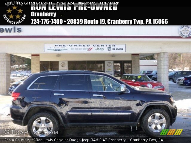 2011 Jeep Grand Cherokee Limited 4x4 in Blackberry Pearl