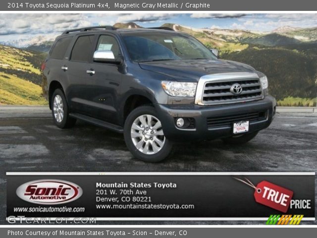 2014 Toyota Sequoia Platinum 4x4 in Magnetic Gray Metallic
