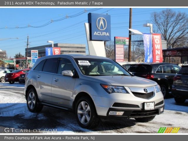 2011 Acura MDX Technology in Palladium Metallic