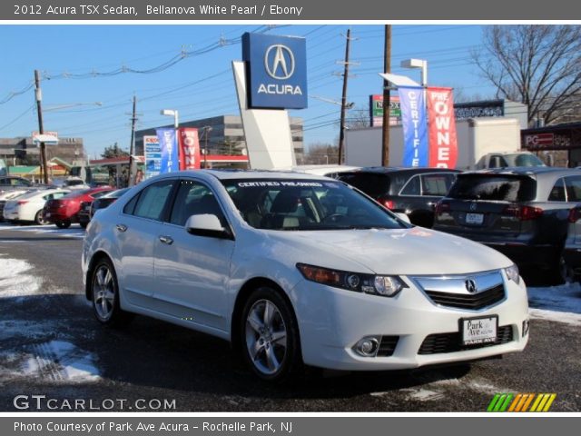 2012 Acura TSX Sedan in Bellanova White Pearl