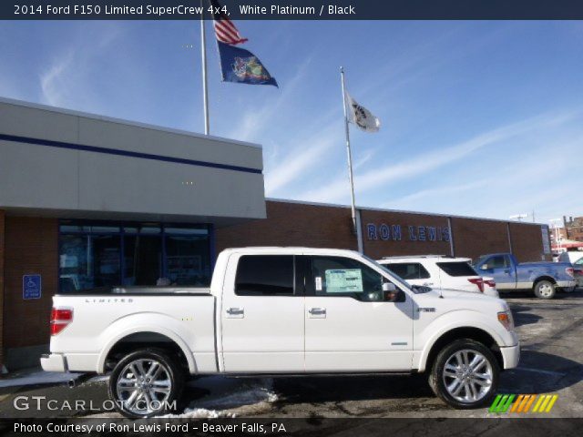 2014 Ford F150 Limited SuperCrew 4x4 in White Platinum