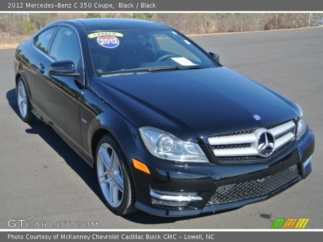 2012 Mercedes-Benz C 350 Coupe in Black