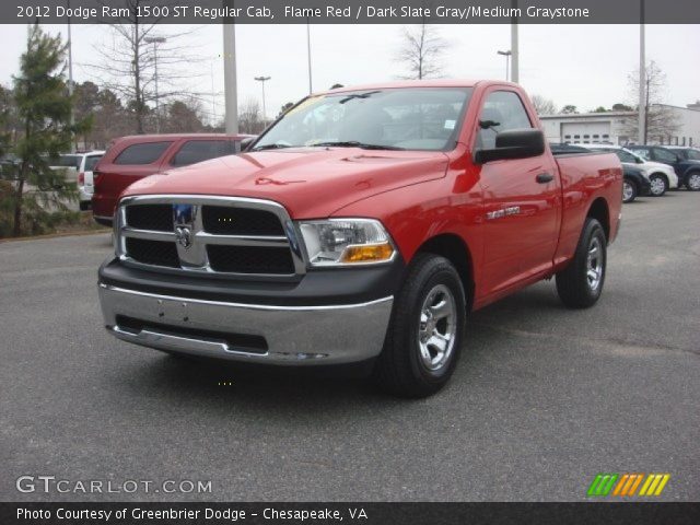 2012 Dodge Ram 1500 ST Regular Cab in Flame Red
