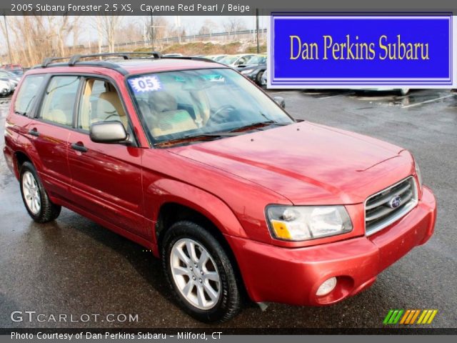 2005 Subaru Forester 2.5 XS in Cayenne Red Pearl