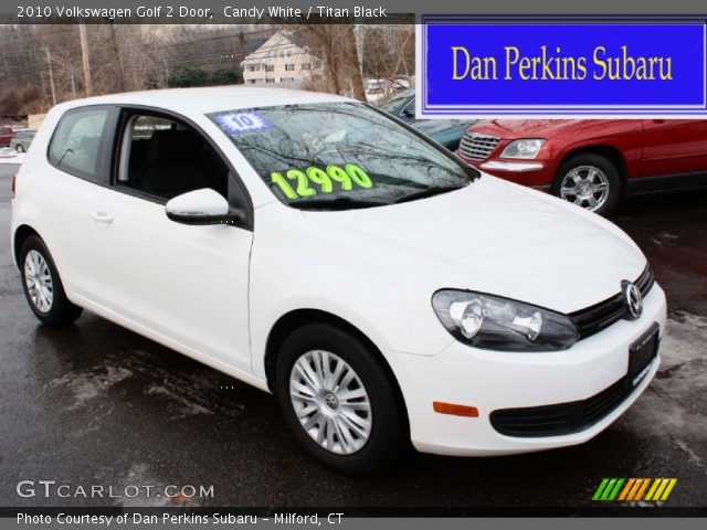 2010 Volkswagen Golf 2 Door in Candy White