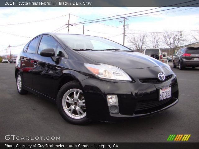2011 Toyota Prius Hybrid III in Black