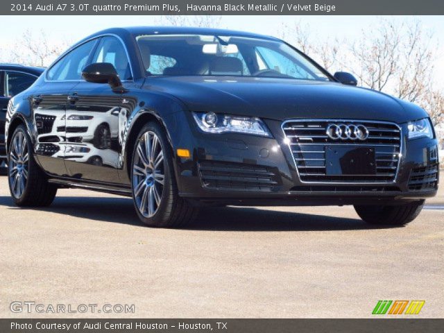 2014 Audi A7 3.0T quattro Premium Plus in Havanna Black Metallic