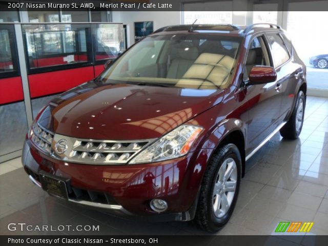 2007 Nissan Murano SL AWD in Merlot Pearl