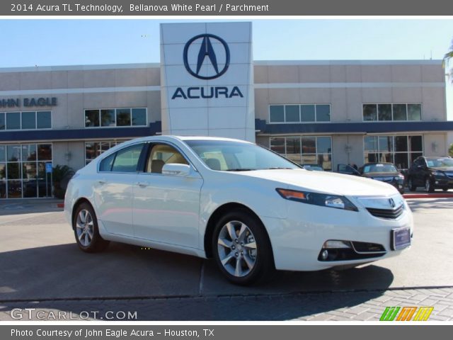 2014 Acura TL Technology in Bellanova White Pearl