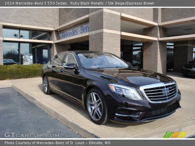2014 Mercedes-Benz S 550 Sedan in Ruby Black Metallic