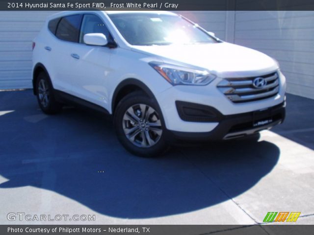 2014 Hyundai Santa Fe Sport FWD in Frost White Pearl