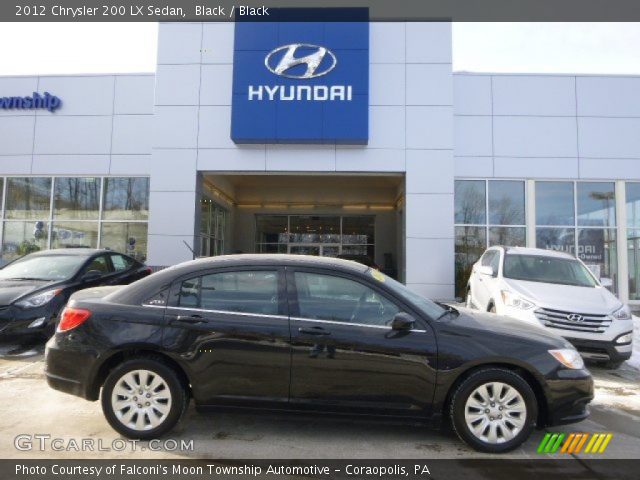 2012 Chrysler 200 LX Sedan in Black