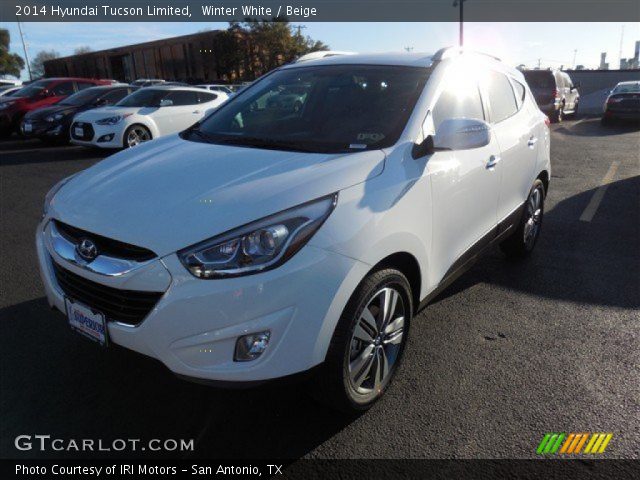 2014 Hyundai Tucson Limited in Winter White