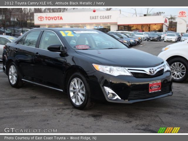 2012 Toyota Camry XLE V6 in Attitude Black Metallic