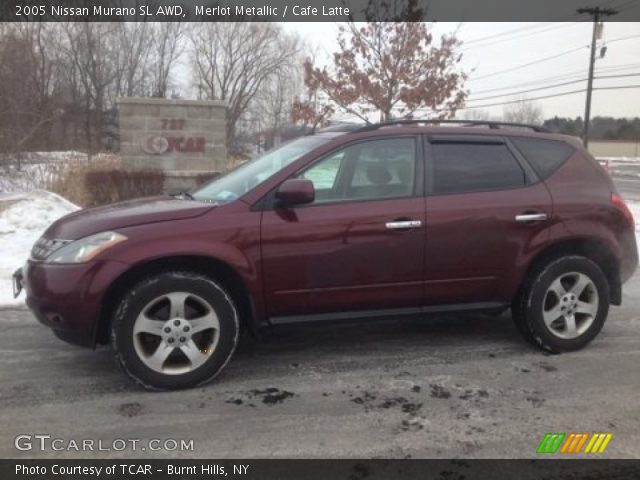 2005 Nissan Murano SL AWD in Merlot Metallic