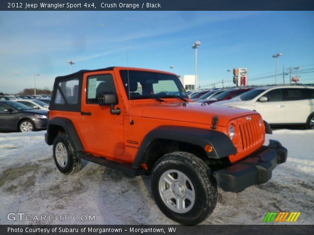 2012 Jeep Wrangler Sport 4x4 in Crush Orange