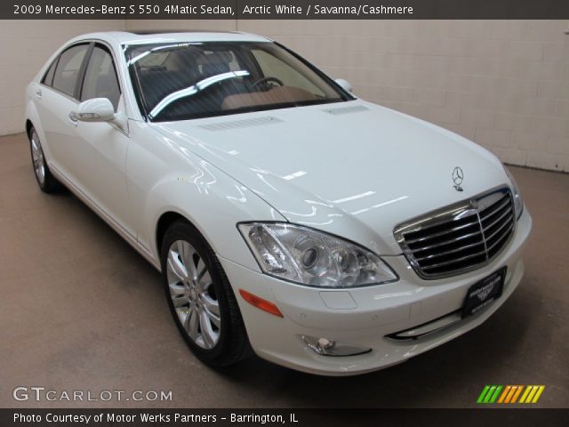 2009 Mercedes-Benz S 550 4Matic Sedan in Arctic White