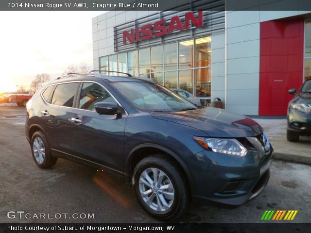 2014 Nissan Rogue SV AWD in Graphite Blue