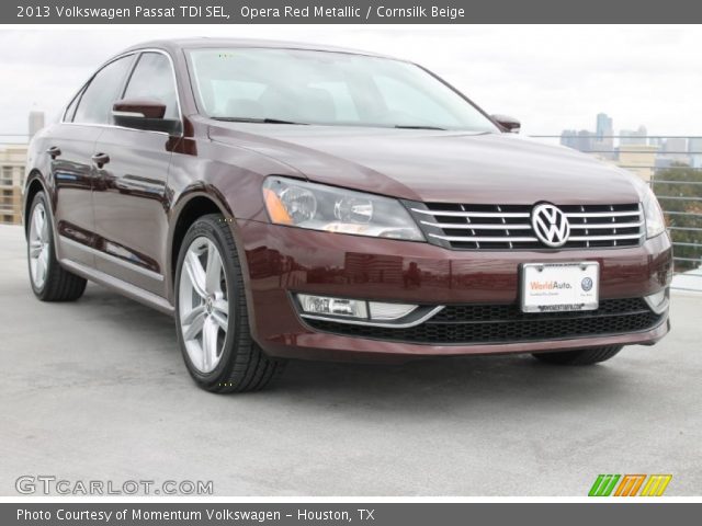 2013 Volkswagen Passat TDI SEL in Opera Red Metallic