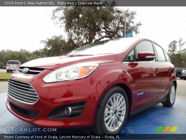 2014 Ford C-Max Hybrid SEL in Ruby Red