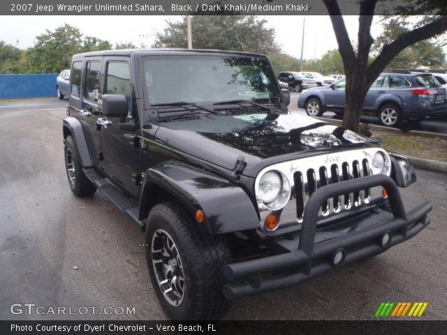 2007 Jeep Wrangler Unlimited Sahara in Black